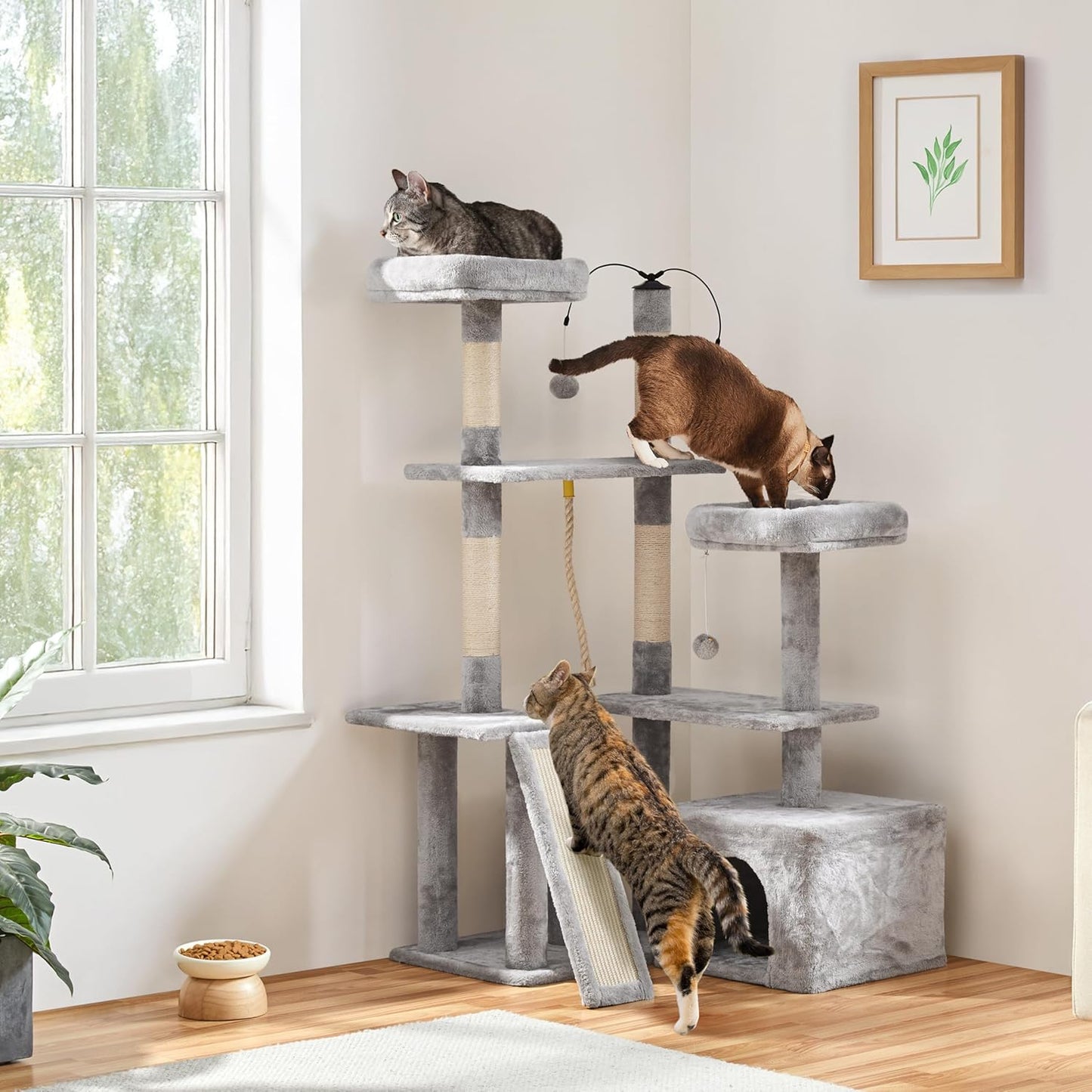 Centro de Juego Multinivel para Gatos – Diversión y Comodidad en un Solo Lugar