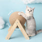 Rascador de Madera y Cáñamo para Gatos