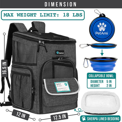 Mochila Transportadora para Perros y Gatos