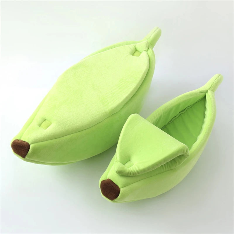 Cama para Mascotas en Forma de Plátano