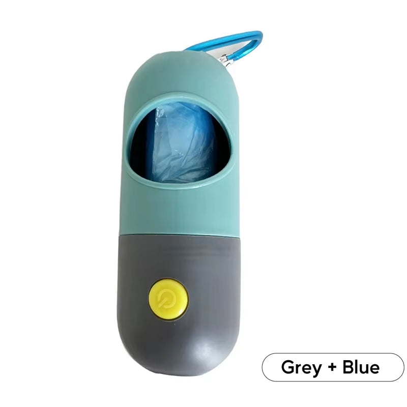 Dispensador de Bolsas con Luz LED para Mascotas