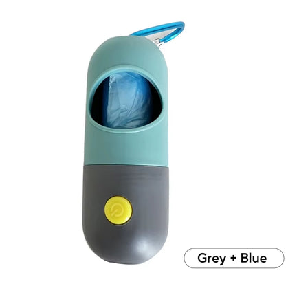 Dispensador de Bolsas con Luz LED para Mascotas