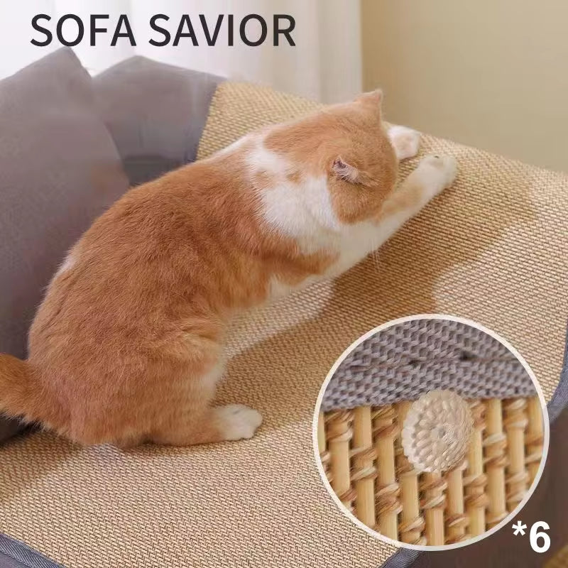 Protector de Sofá Antiarañazos para Gatos 
