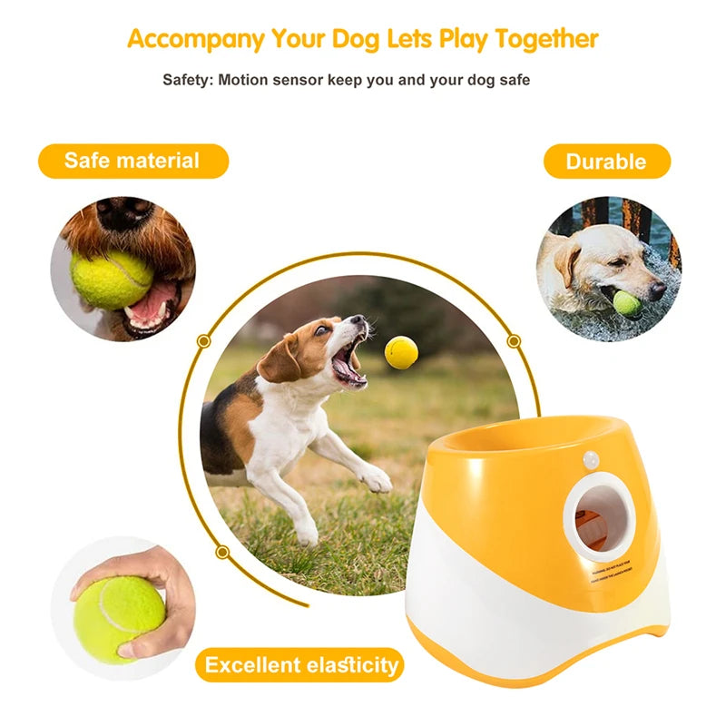 Lanzador Automático de Pelotas para Perros