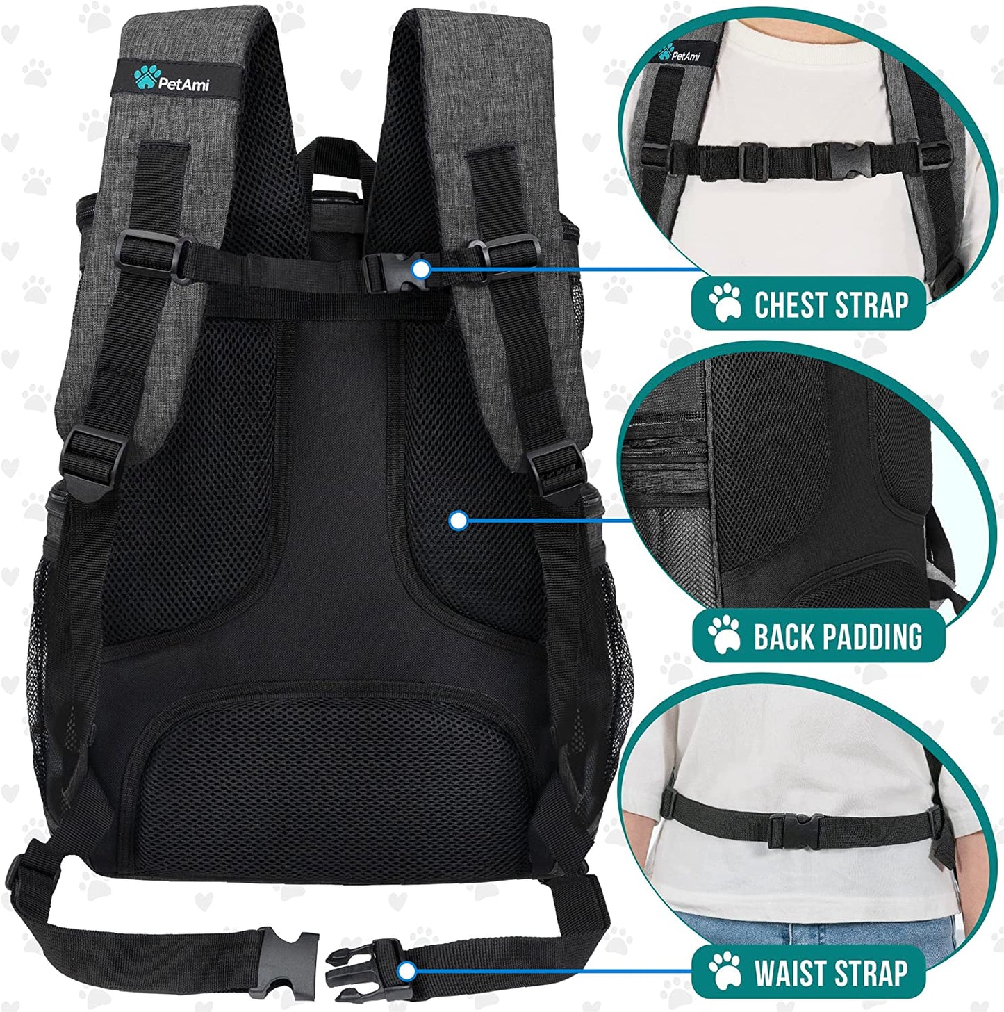Mochila Transportadora para Perros y Gatos