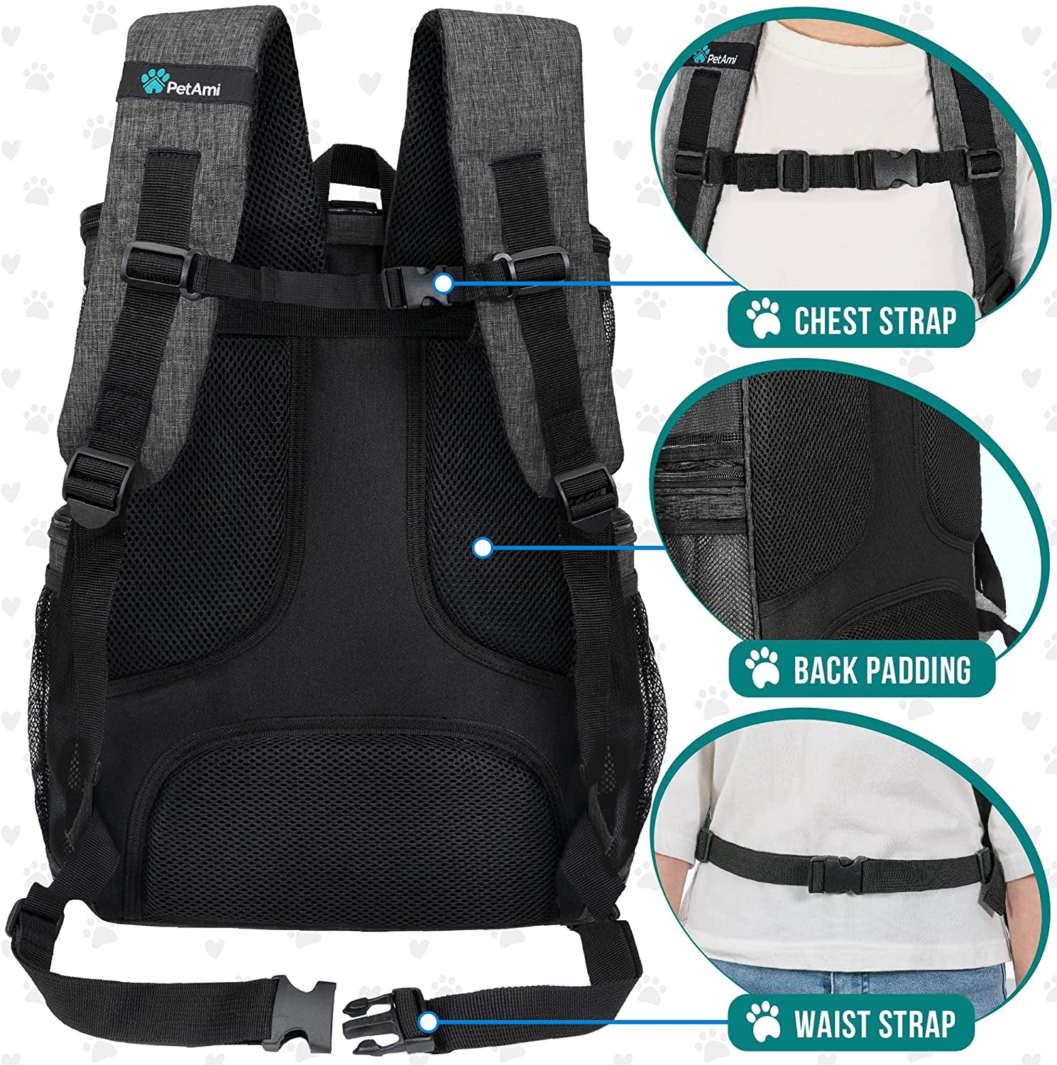 Mochila Transportadora para Perros y Gatos