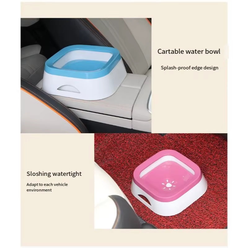 Cuenco de Agua Antiderrames para Perros y Gatos