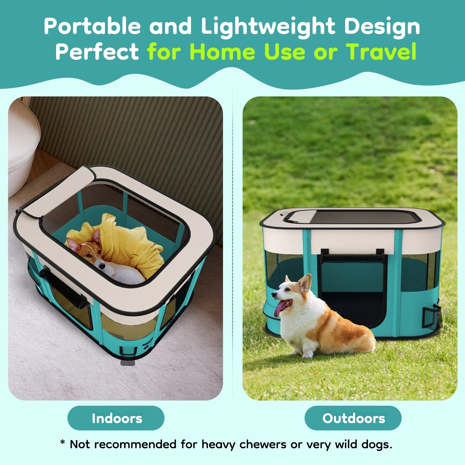 Parque Plegable para Mascotas