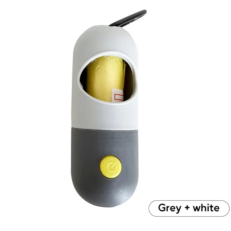 Dispensador de Bolsas con Luz LED para Mascotas