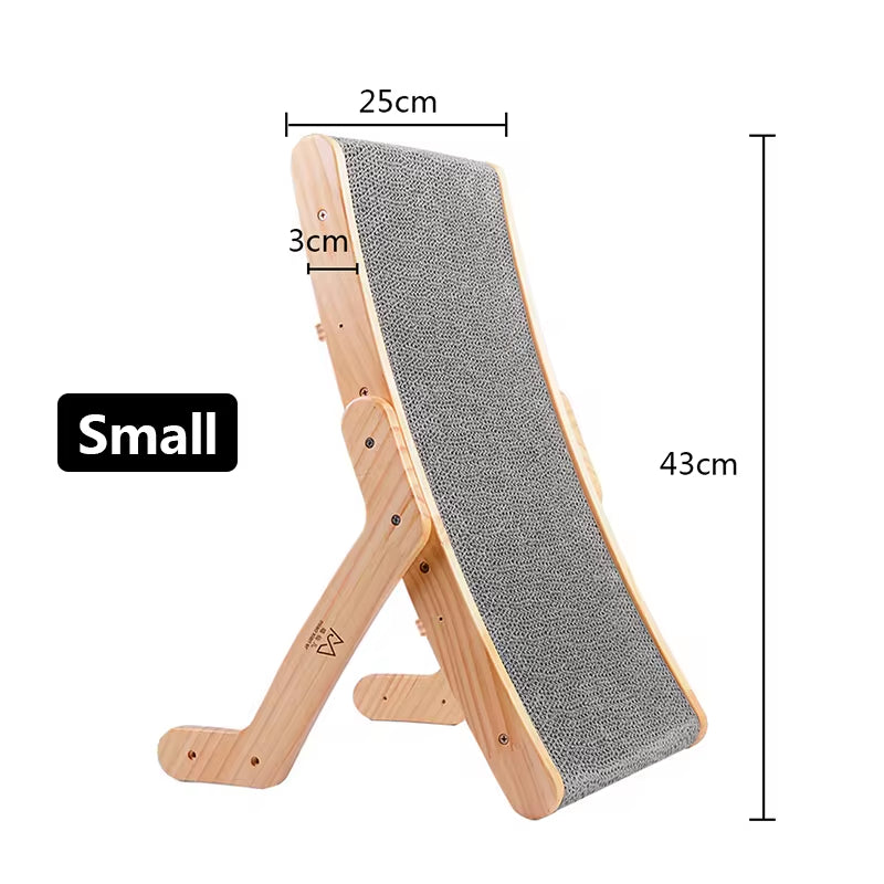 Rascador de Madera para Gatos 3 en 1