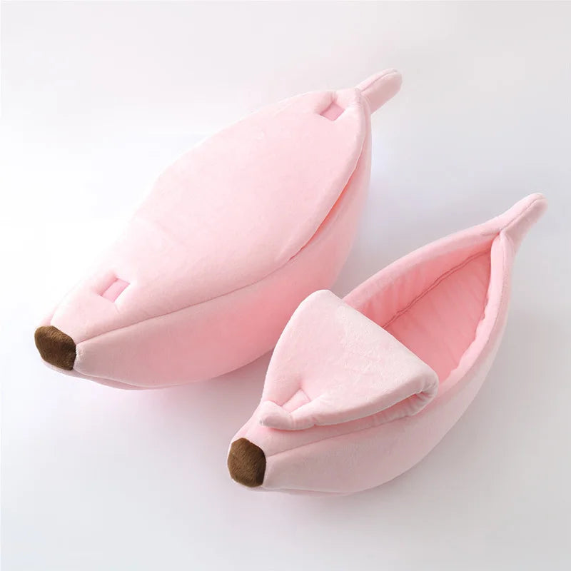 Cama para Mascotas en Forma de Plátano