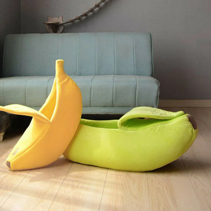 Cama para Mascotas en Forma de Plátano