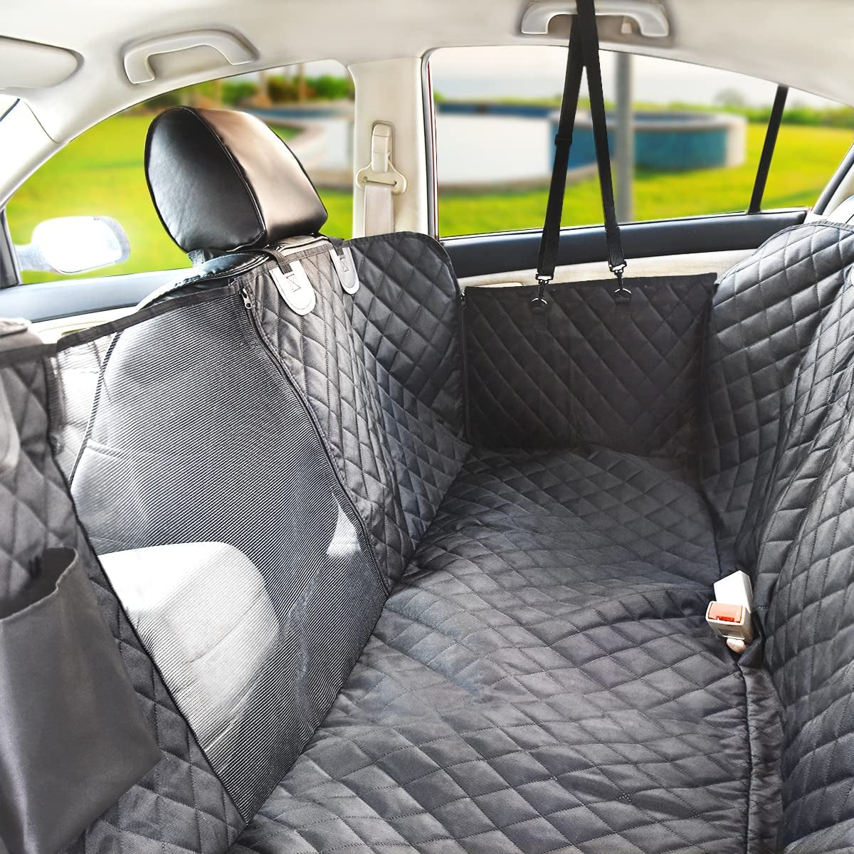 Funda Impermeable para Asientos de Auto con Ventana de Malla